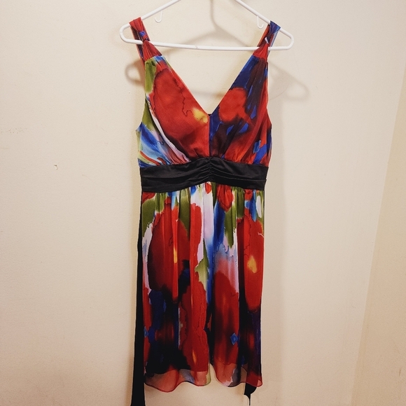 The limited  Tie Dye Watercolor Women's Cocktail Dress size S - Picture 1 of 15